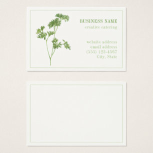 FRESH PARSLEY Euro Business Card