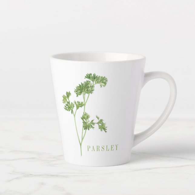 FRESH PARSLEY Latte Mug (Right)