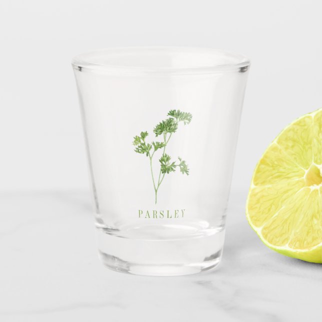 FRESH PARSLEY Shot Glass (Front)