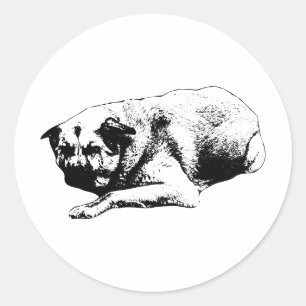Fresh Pause, Tender Cast Classic Round Sticker