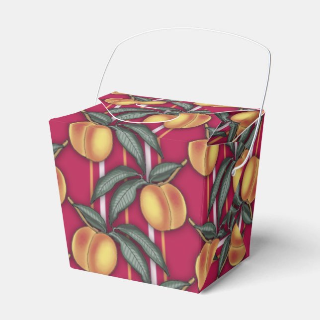 Fresh Peaches Favour Box (Front Side)