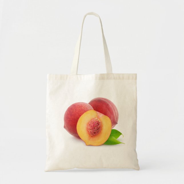Fresh peaches tote bag (Front)