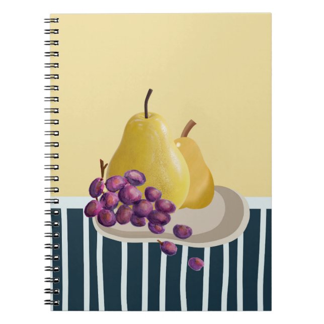 'Fresh Pear' | still life artwork  Notebook (Front)