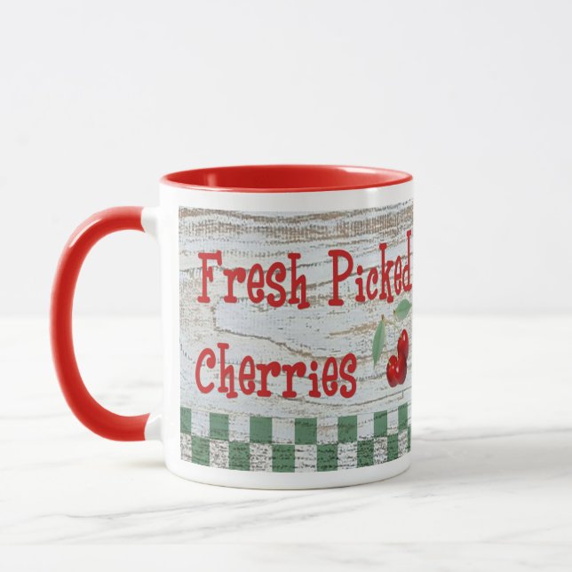 Fresh Picked Cherries Mug (Left)