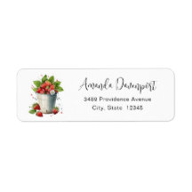 Fresh Picked Strawberries in a Bucket Address