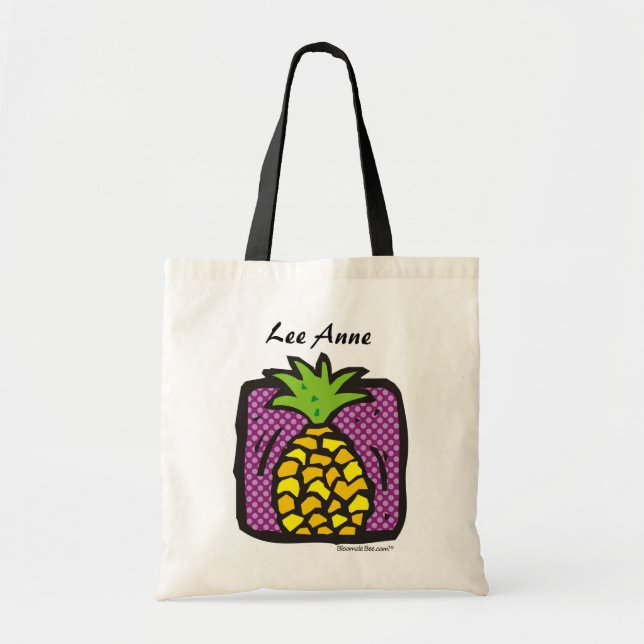 Fresh Pineapple. Tote Bag (Front)