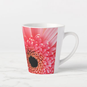 Fresh Pink Gerbera Daisy Photograph Latte Mug