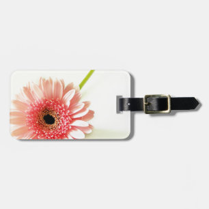 Fresh Pink Gerbera Daisy Photograph Luggage Tag