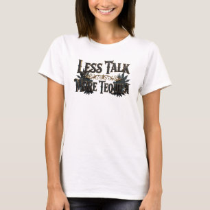 Fresh Pink LESS TALK MORE TEQUILA Shirt Design