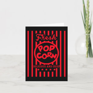 FRESH Popcorn Costume for Halloween Card