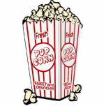 Fresh Popcorn Photo Sculpture Key Ring<br><div class="desc">Mmmm mmmmm good! Extra butter,  please,  and salt</div>