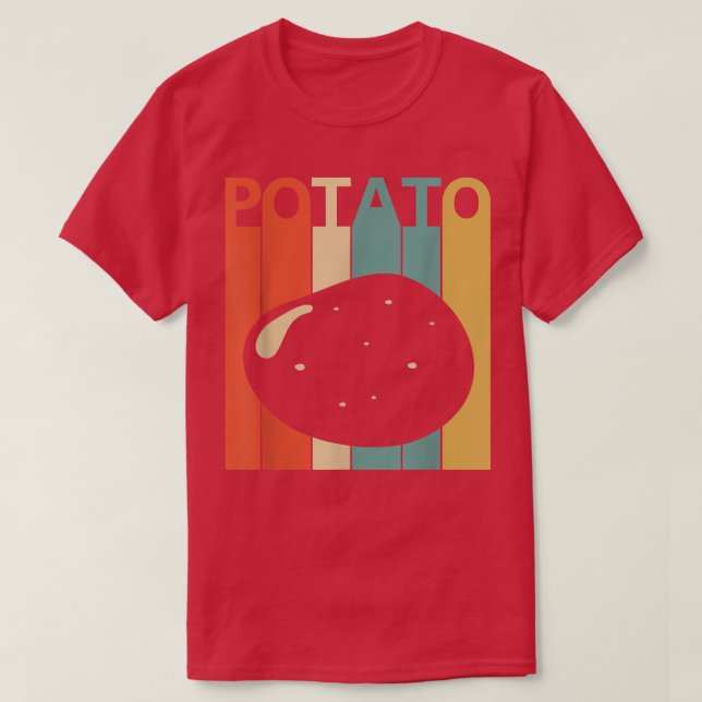 Fresh Potato Vegetable Lover  T-Shirt (Design Front)