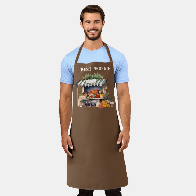 Fresh produce Fall Seasonal vendors Apron (Worn)