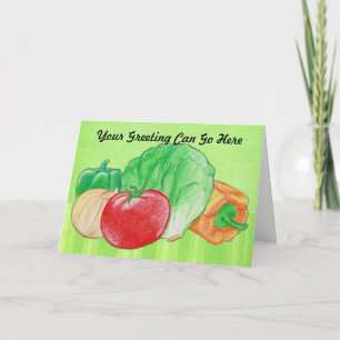 Fresh Produce Greeting Card
