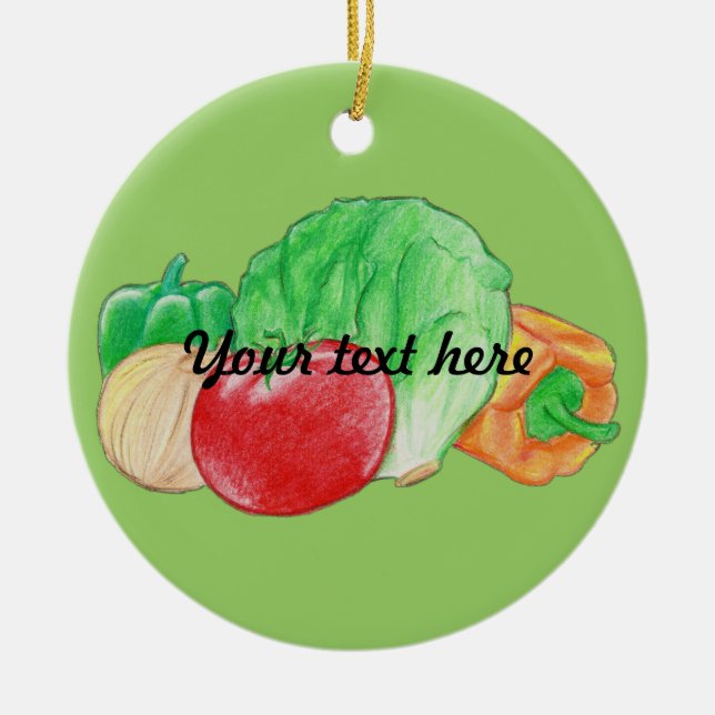 Fresh Produce Ornament (Front)