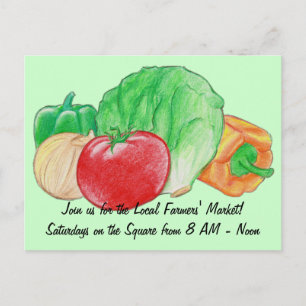Fresh Produce Postcard