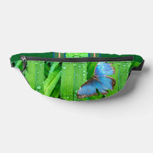 Fresh rain with butterfly fanny pack. bum bags
