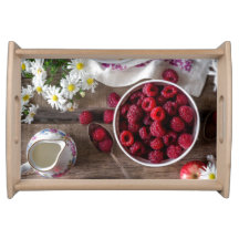 Fresh Raspberries amd Cream Pretty Kitchen