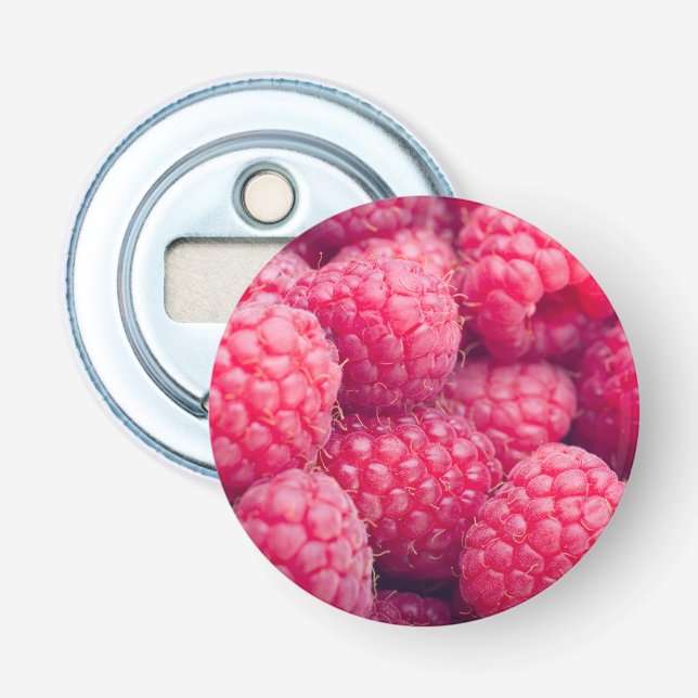 Fresh raspberries bottle opener (Front)