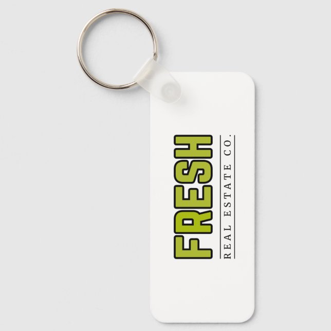 FRESH rectangle keychain (Front)