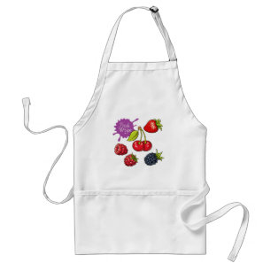 Fresh Red Berries and Cherries Standard Apron
