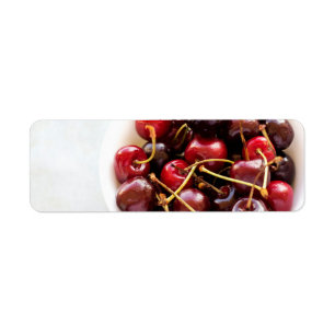 Fresh Red Cherries in a Bowl Photograph