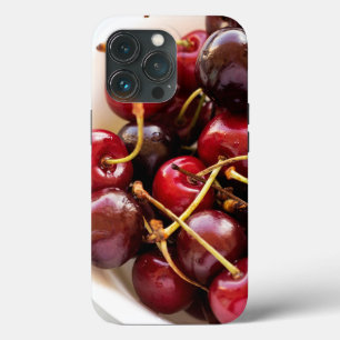 Fresh Red Cherries in a Bowl Photograph iPhone 13 Pro Case