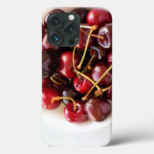 Fresh Red Cherries in a Bowl Photograph iPhone 13 Pro Case