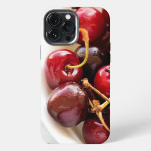 Fresh Red Cherries in a Bowl Photograph iPhone 13 Pro Max Case