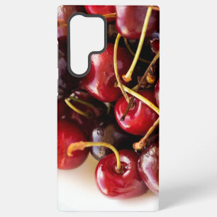 Fresh Red Cherries in a Bowl Photograph Samsung Galaxy Case