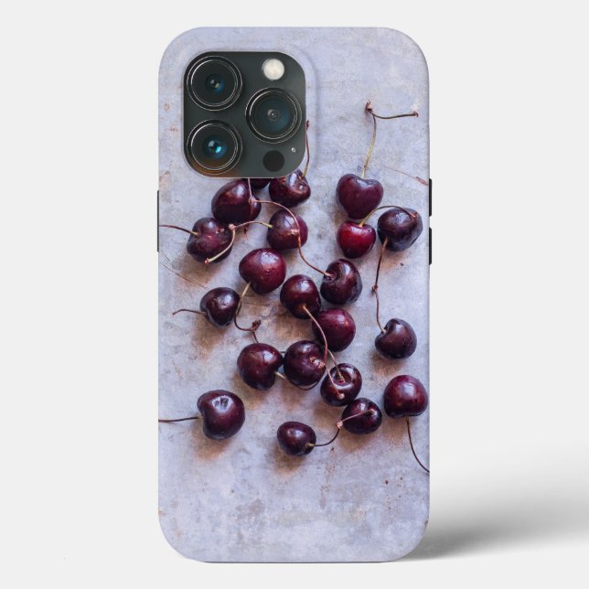 Fresh Red Cherries Photograph Case-Mate iPhone Case (Back)