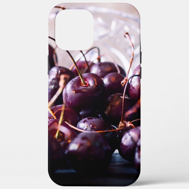 Fresh Red Cherries Photograph Case-Mate iPhone Case (Back)
