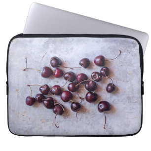 Fresh Red Cherries Photograph Laptop Sleeve