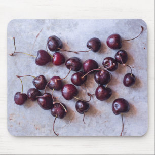 Fresh Red Cherries Photograph Mouse Pad