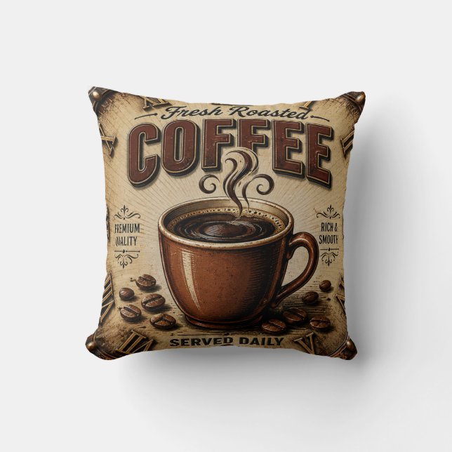 Fresh Roasted Coffee Cushion (Front)