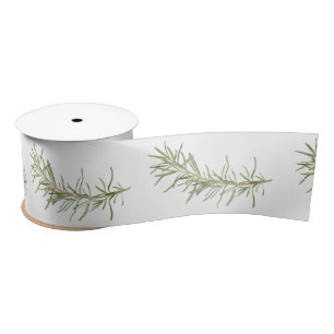 FRESH ROSEMARY 3" Wide Satin Ribbon