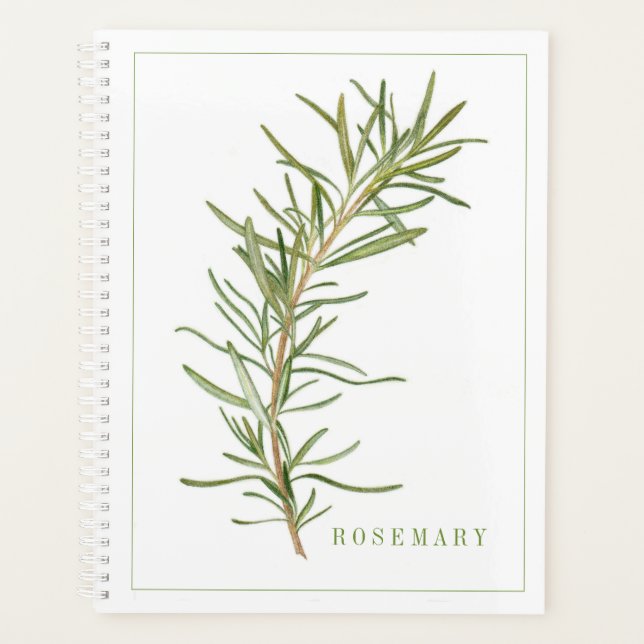 FRESH ROSEMARY 8.5x11 Planner / Calendar (Front)