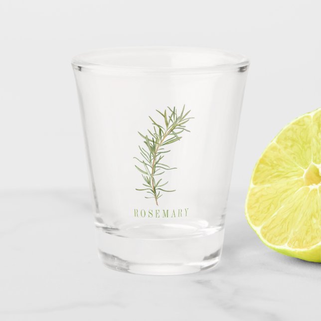 FRESH ROSEMARY Shot Glass (Front)