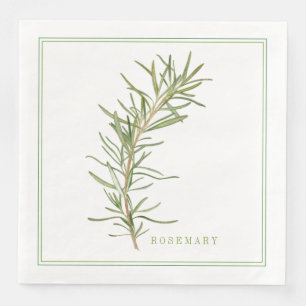 FRESH ROSEMARY Standard Dinner Paper Napkins