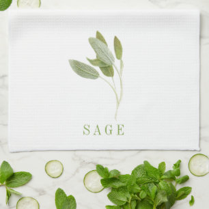FRESH SAGE Kitchen Towel