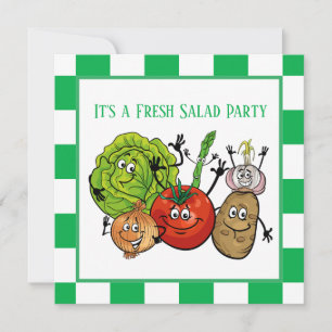 fresh salad party add information card