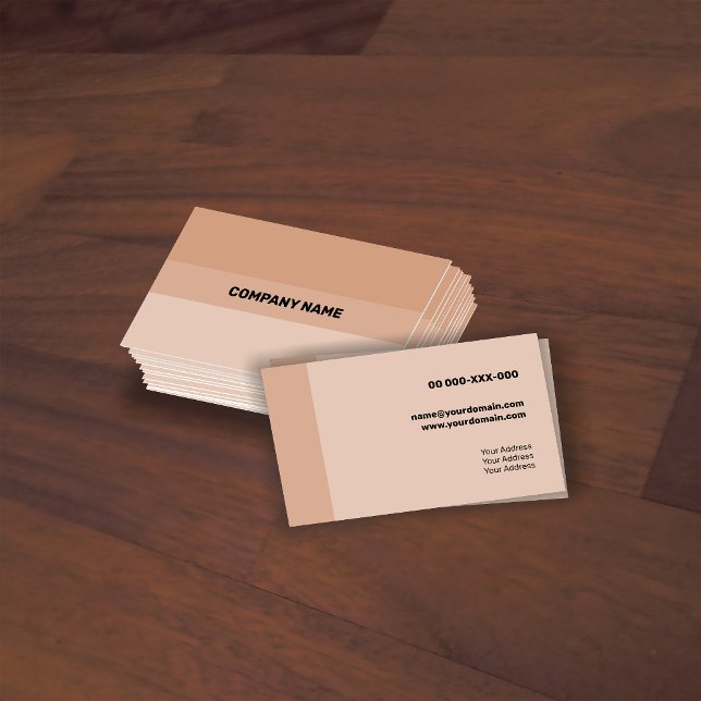 Fresh Salmon Contemporary Transparency Business Card (Creator Uploaded)