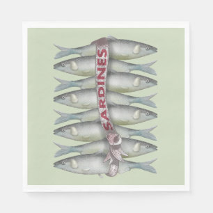 Fresh Sardines Napkin