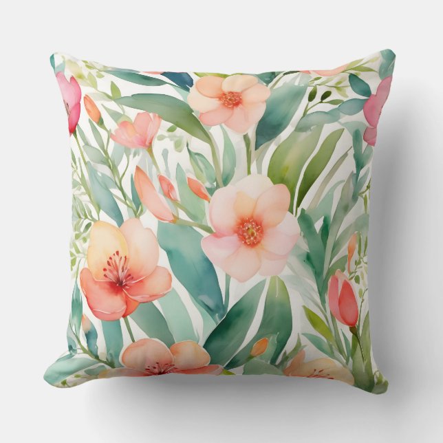 Fresh Spring Botanicals Cushion (Front)