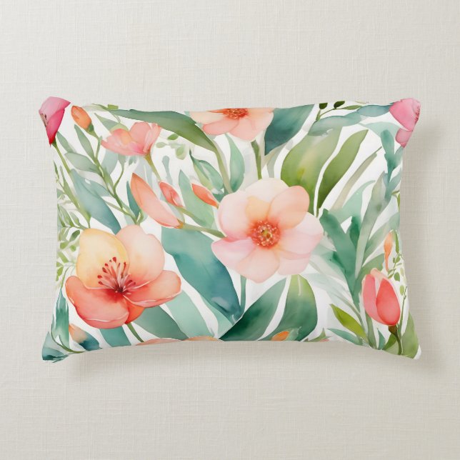 Fresh Spring Botanicals Decorative Cushion (Front)