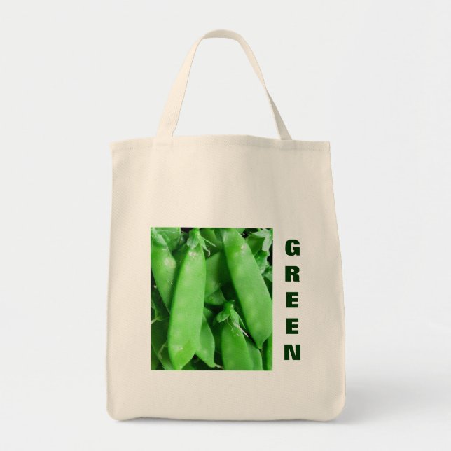 Fresh Spring Peas Tote Bag (Front)