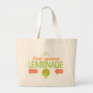 Fresh Squeezed Lemonade Large Tote Bag