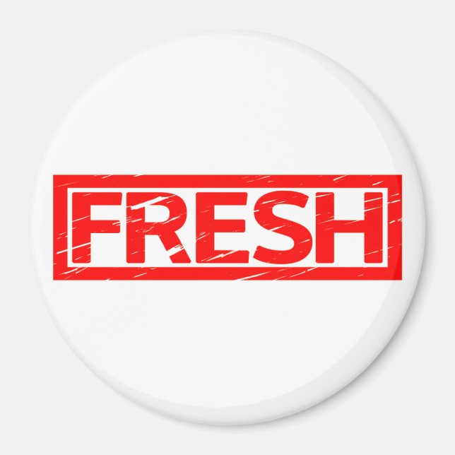 Fresh Stamp Magnet (Front)