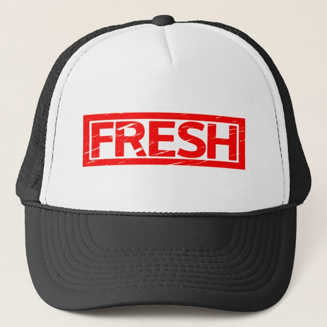 Fresh Stamp Trucker Hat (Front)