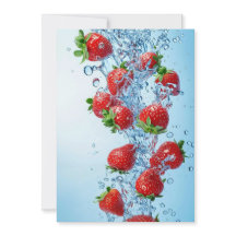 Fresh Strawberries and Water